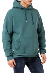 RedBridge Kapuzensweatshirt Herren Kapuzenpullover Basic Hoodie Premium Petrol