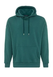 RedBridge Kapuzensweatshirt Herren Kapuzenpullover Basic Hoodie Premium Petrol
