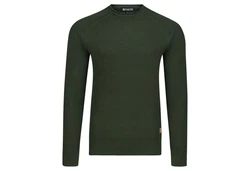 Riverso Sweatshirt Herren Rundhals Pullover RIVElias Regular Fit Basic Longsleeve Shirt Dunkelgrün/Grün