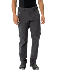 VAUDE Outdoorhose Herren Farley Stretch T-Zip Pants III Dunkelgrau/Grau/Hellgrau/Khaki/Schwarz/Dunkelblau