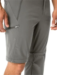 VAUDE Outdoorhose Herren Farley Stretch T-Zip Pants III Hellgrau/Khaki/Grau