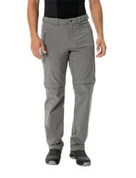 VAUDE Outdoorhose Herren Farley Stretch T-Zip Pants III Hellgrau/Khaki/Grau