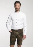 Spieth & Wensky Trachtenhemd Dustin Weiß/Creme/Bordeaux/Dunkelrot