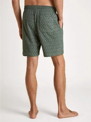 CALIDA Pyjamashorts RMX Lounge Holiday Herren Dunkelgrün/Grün