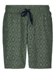 CALIDA Pyjamashorts RMX Lounge Holiday Herren Dunkelgrün/Grün
