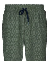 CALIDA Pyjamashorts RMX Lounge Holiday Herren Dunkelgrün/Grün