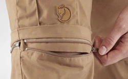 Fjällräven Zip-off Hose Karla Pro Zip-Off Trousers Dunkelgrau/Dunkelblau/Grau