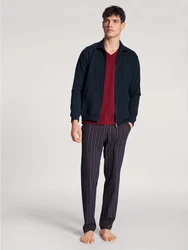 CALIDA Pyjamahose Remix Basic Sleep Lila/Dunkelblau/Fliederfarben