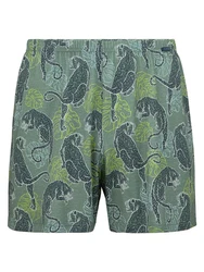 Calida Prints Herren Shorts Dunkelgrün/Grün