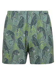 Calida Prints Herren Shorts Dunkelgrün/Grün