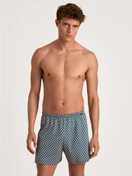Calida Prints Herren Shorts Türkis/Blau/Dunkelblau