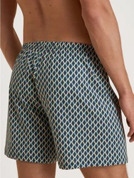 Calida Prints Herren Shorts Türkis/Blau/Dunkelblau