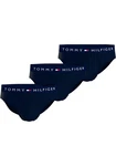 Tommy Hilfiger Underwear Slip TH-3P BRIEF mit Tommy Hilfiger Logoschriftzug navy/rot/wei