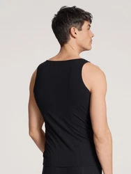 CALIDA Unterhemd Pure & Style Herren Schwarz/Dunkelblau