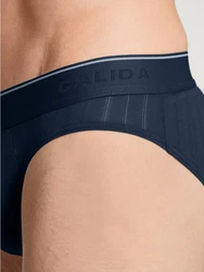 Calida Pure & Style Mini Brief Herren Dunkelblau/Blau