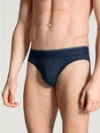 Calida Pure & Style Mini Brief Herren Dunkelblau/Blau