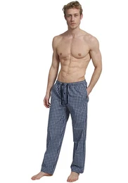 GTZBURG Pyjamahose Clubhouse mit schnem Karo-Design und innenliegendem Kordelzug