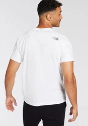 THE NORTH FACE T-Shirt M SS MOUNTAIN LINE blau/grau/puder/wei