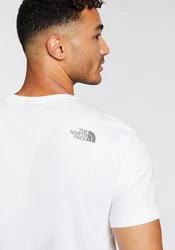 THE NORTH FACE T-Shirt M SS MOUNTAIN LINE blau/grau/puder/wei