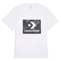 Converse T-Shirt STAR CHEVRON CAMO Weiß/Silber