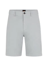 BOSS ORANGE Chino-slim Shorts Grau/Hellgrau