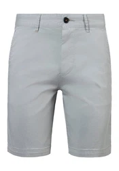 BOSS ORANGE Chino-slim Shorts Grau/Hellgrau