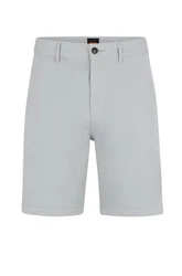 BOSS ORANGE Chino-slim Shorts Grau/Hellgrau