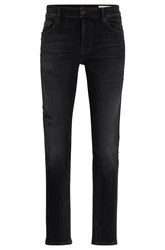 BOSS ORANGE Slim-fit Jeans Delaware BC-C mit Coin-Pocket Khaki/Dunkelgrün