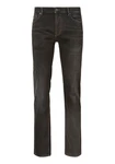 BOSS ORANGE Slim-fit Jeans Delaware BC-C mit Coin-Pocket Khaki/Dunkelgrün