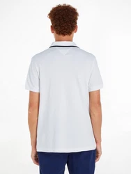 Tommy Hilfiger Poloshirt RWB TIPPED V COLLAR REG POLO Weiß/Creme/Schwarz