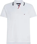 Tommy Hilfiger Poloshirt RWB TIPPED V COLLAR REG POLO Weiß/Creme/Schwarz