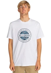 Billabong T-Shirt ROTOR FILL mit Logodruck Weiß/Blau/Hellblau/Türkis/Braun