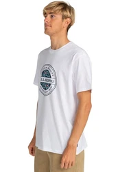 Billabong T-Shirt ROTOR FILL mit Logodruck Weiß/Blau/Hellblau/Türkis/Braun