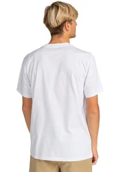 Billabong T-Shirt ROTOR FILL mit Logodruck Weiß/Blau/Hellblau/Türkis/Braun
