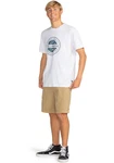 Billabong T-Shirt ROTOR FILL mit Logodruck Weiß/Blau/Hellblau/Türkis/Braun