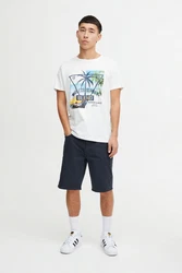 Blend Jeansshorts Weiß/Creme/Blau/Dunkelblau