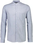 LINDBERGH Leinenhemd mit Mandarin-Stehkragen Hellblau/Blau/Dunkelblau