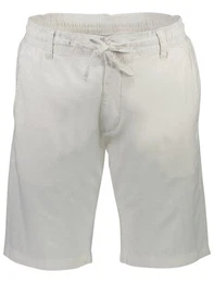 Chinoshorts mit Leinen