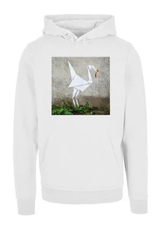 Merchcode Kapuzensweatshirt Origami Bird Hoody (1-tlg) Weiß/Creme