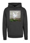 Merchcode Kapuzensweatshirt Origami Bird Hoody (1-tlg) Dunkelgrau/Grau/Hellgrau