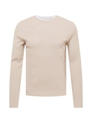 Key Largo Rundhalspullover Sarasota (1-tlg) Khaki/Beige/Braun
