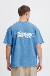 TheJoggConcept T-Shirt JCMMSAFA LOGO TSHIRT Blau/Hellblau