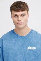TheJoggConcept T-Shirt JCMMSAFA LOGO TSHIRT Blau/Hellblau
