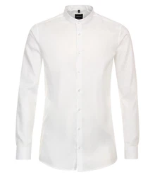 VENTI Businesshemd uni Weiß/Creme