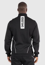 Smilodox Sweatshirt Jones Schwarz/Grau/Rot