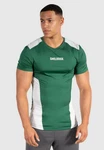 Smilodox T-Shirt Maison Mesh Dunkelgrün/Grün