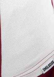 Smilodox T-Shirt Maison Mesh Dunkelrot/Bordeaux