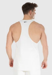 Smilodox Tanktop Classic Pro Gelb/Weiß/Creme