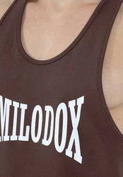 Smilodox Tanktop Classic Pro Dunkelbraun/Gelb/Beige/Khaki/Braun