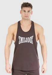 Smilodox Tanktop Classic Pro Dunkelbraun/Gelb/Beige/Khaki/Braun